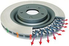 Dba 17-19 Subaru Sti W 6 Piston Brembo Calipers 4000 Series Standard Front