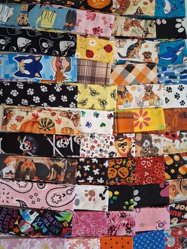 50 Dog Grooming Scrunchies, Assorted Seasonal Scrunchies, XS, S, M, L - Picture 3 of 8