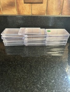 28 One Touch Magnetic Card Holder Lot 35pt & 100 Penny Sleeves