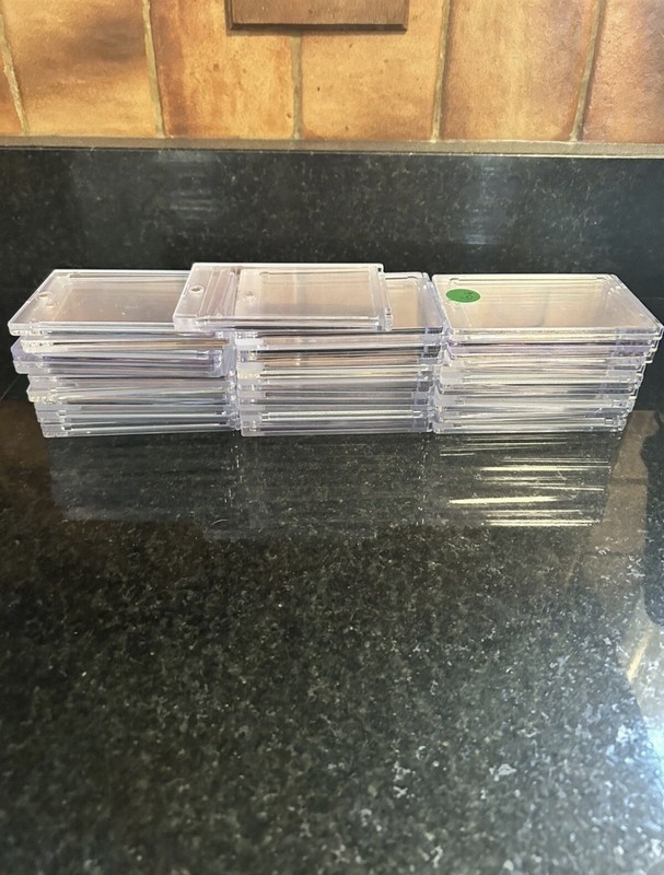 28 One Touch Magnetic Card Holder Lot 35pt & 100 Penny Sleeves