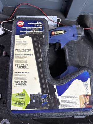 #ad Campbell Hausfeld 2 in 1 Nailer stapler G00100AV $15.00