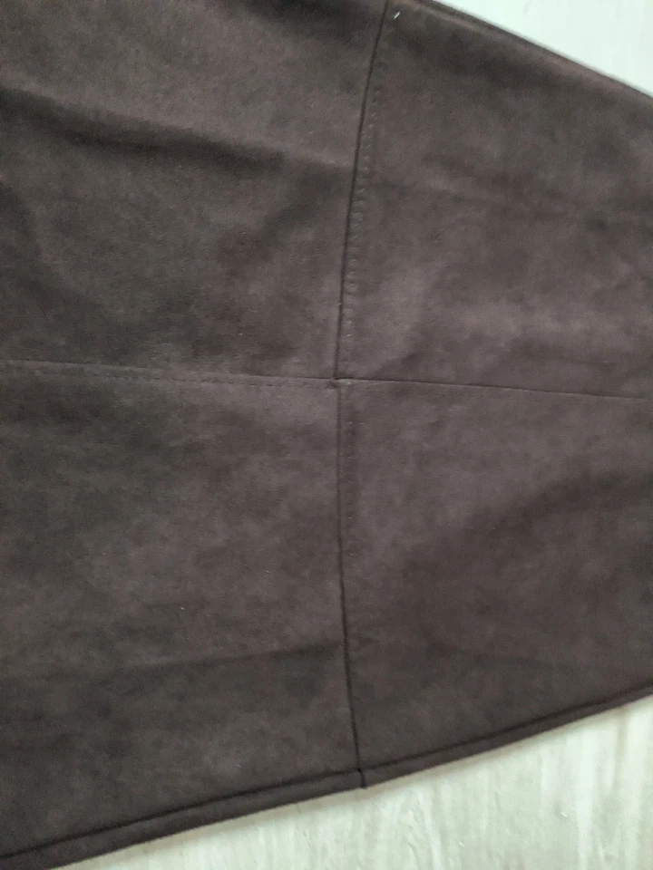 Max Studio Damen Rock Gr 42/40 Wildlederlook - Bild 4 von 4