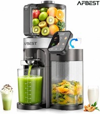 3-in-1 100 oz Cold Press Slow Juicer Machine Smart Touchscreen Larger Wide Chute