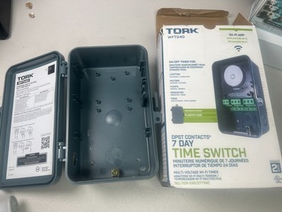 TORK WFTU40 WiFi 7 Day Time Switch Multi-Voltage 120-277V ENCLOSURE ONLY