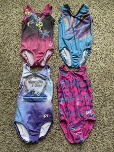 Girls GK Gymnastics Leotards Leos Child Small CS