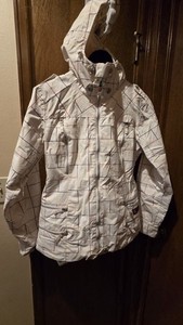 Burton Elevation Dry Ride Womens M Hooded/vented Waterproof Jacket Ski Snowboard
