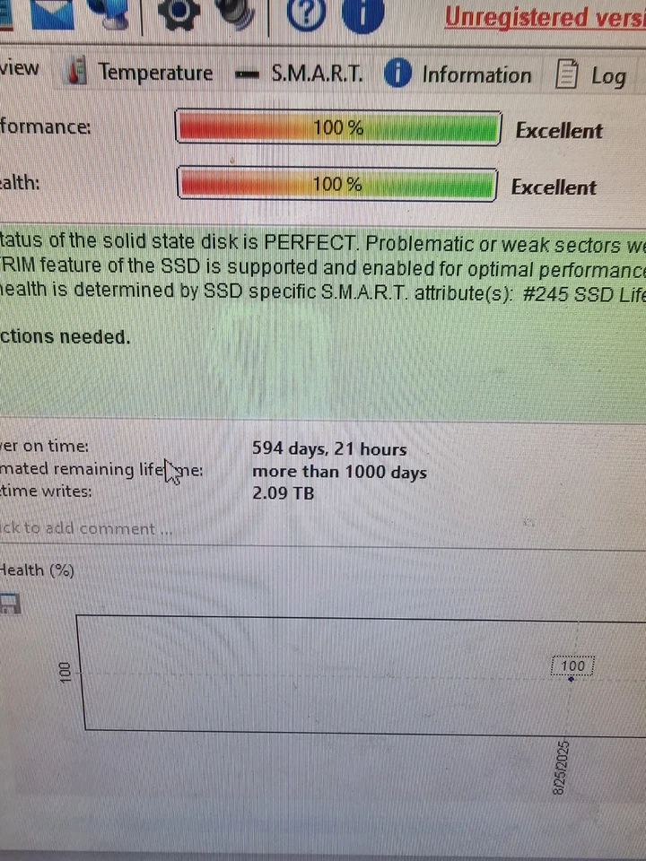 Dell 240GB SATA 6G SSD 2.5" SSD THNSF8240CCSE 0JGY8V.      #s65 Foto 2 de 2