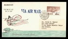 DR WHO 1959 RYUKYU JAPAN FDC AIRMAIL OVPT M77688