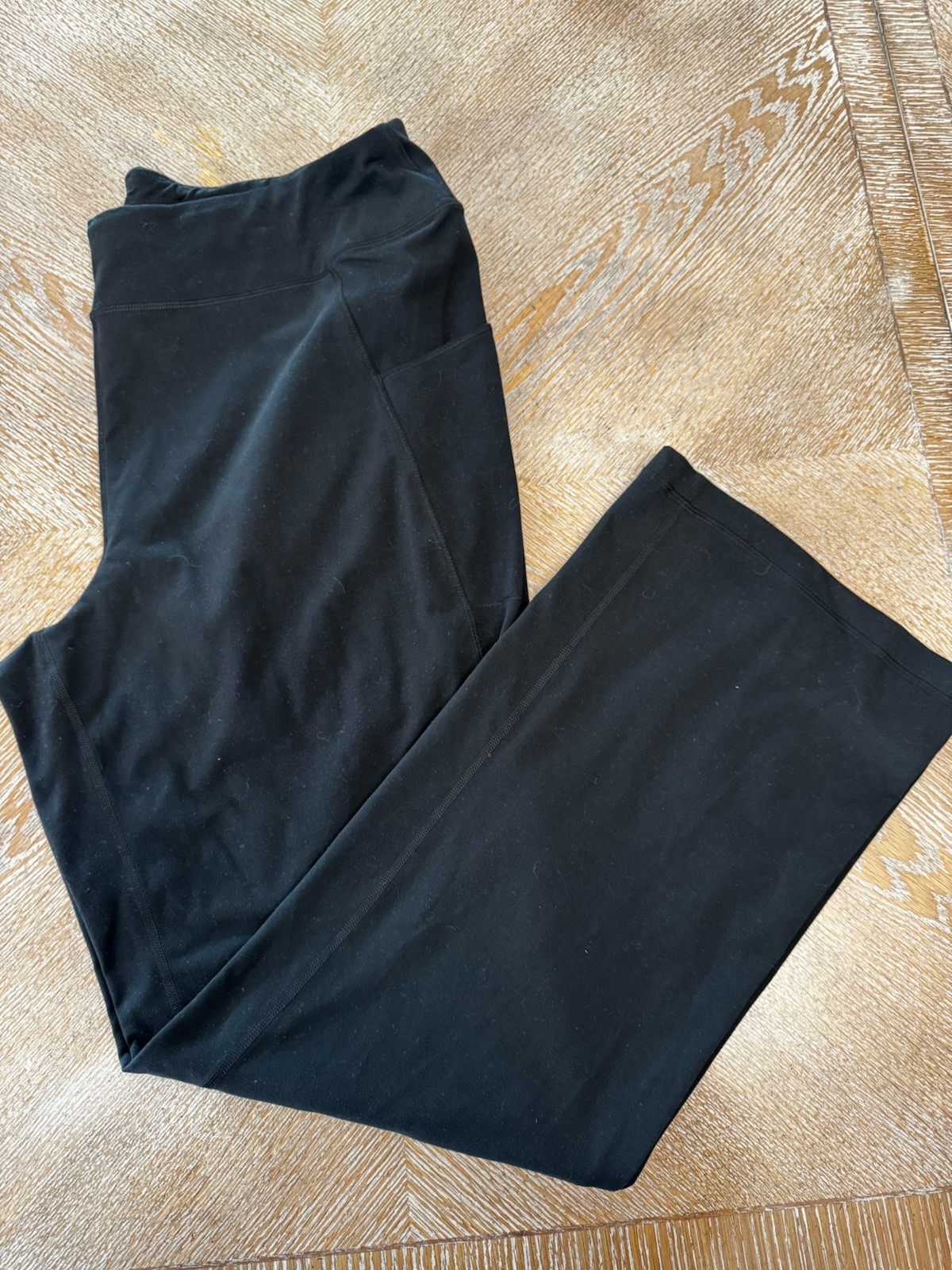 Duluth Trading Co Black Straight Leg Pants XL X 31 Waist 38” Inseam 32” Pockets