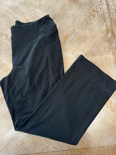 Duluth Trading Co Black Straight Leg Pants XL X 31 Waist 38” Inseam 32” Pockets