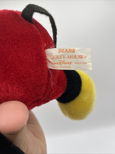 Vintage Sears Walt Disney 12 Zoll Mickey Mouse Plüschtier Stofftier 1991 - Bild 7 von 8