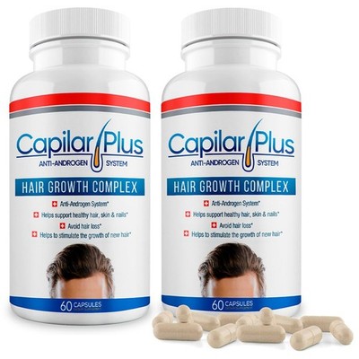 Capilar Plus Hair Growth Supplement Anti-Androgen 60ct