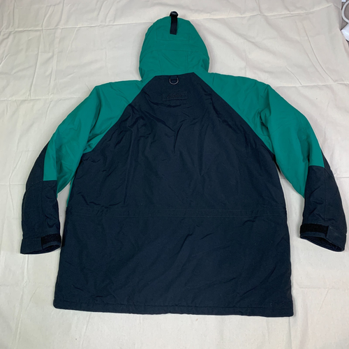 VTG Cabela’s Guidewear Fishing GORE-TEX Jacket Mens 2XL Outdoor Gear Green Black - Picture 2 of 13