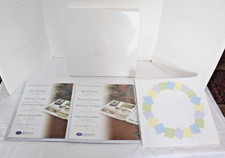 Creative Memories 12x12 White Booties Baby Album W/Baby Refill Pages, Protectors