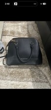 Valentino Black Leather Handbag Large