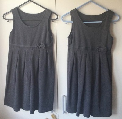 Konvolut 2 Mädchen Schuluniform Kleid Trägerhose (8-9 Jahre) von Marks & Spencer