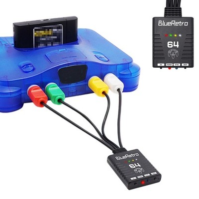 For N64 Game Console 4-In-1 Bluetooth Wireless Converter Controller Adapter