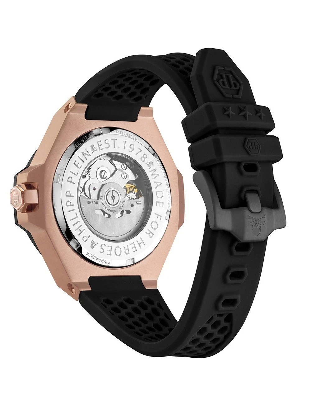 Philipp Plein Skeleton Royal PWPFA0224 Automatic Mens Watch Stainless Steel New image 2