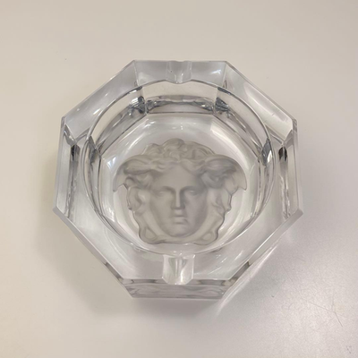Versace Ashtray Medusa 13cm Crystal Clear | eBay