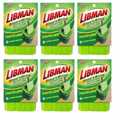 Libman Rinse 'n Wring Mop and Bucket System Refills | Microfiber Floor Mop | ...
