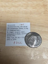 seleucid tetradrachm 38-139 Bc