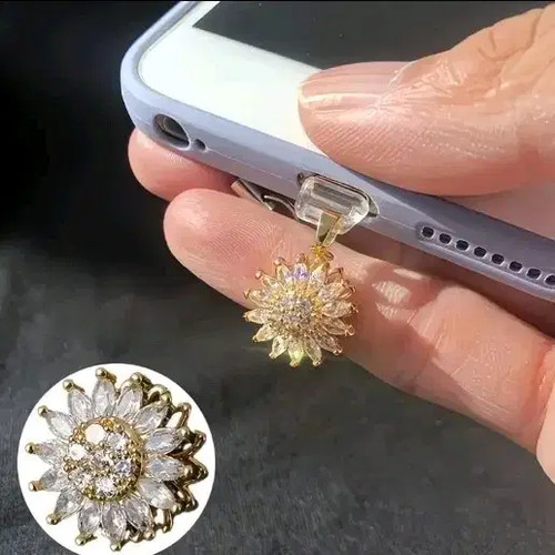 New Rotating Pendant Phone Dust Plug for USB-C Official