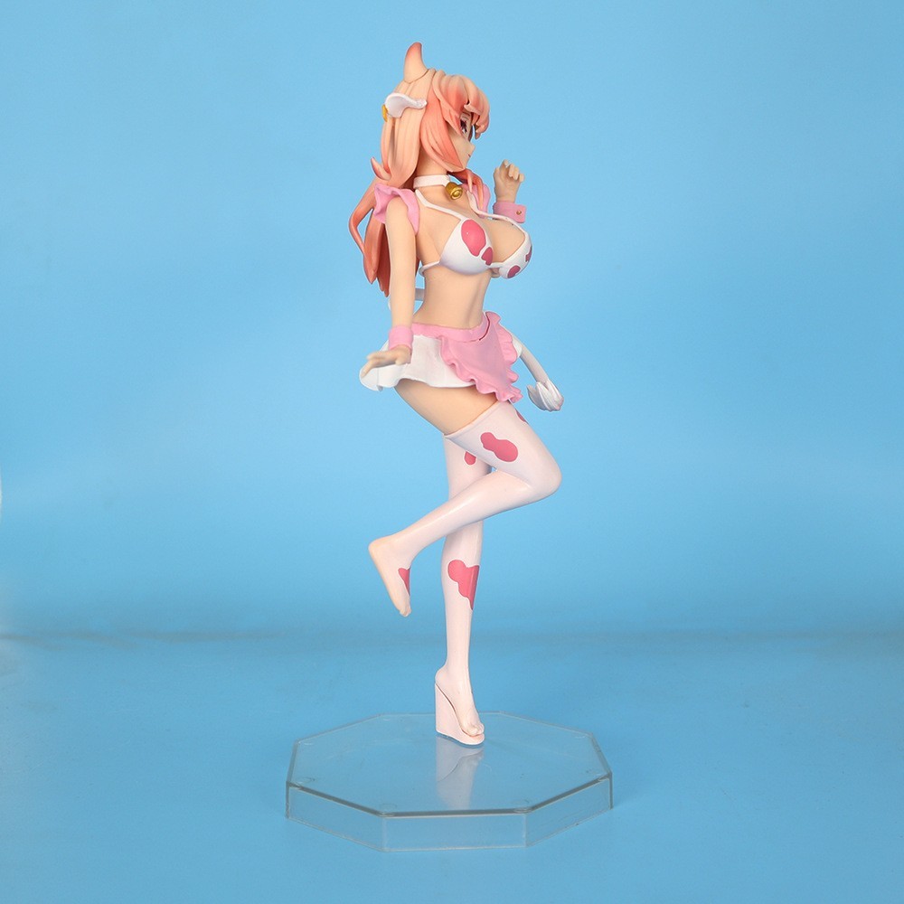 Anime Milk Girls Beautiful Girl 1/7 Scale Ver. PVC Figure Toys No Box 25cm Pink