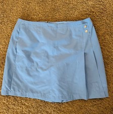Izod Golf Blue X-Tra Dry Golf Skirt Skort Size 14