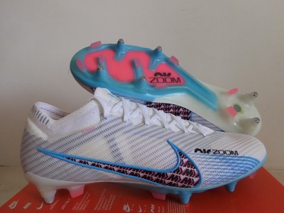 Nike Zoom Mercurial Vapor 15 Elite Sg Pro Ac White-Blue-Pink Sz