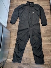 Carhartt Yukon Extremes Coverall Mens XL Black Loose Fit LongSleeve Bib 0X4464-M