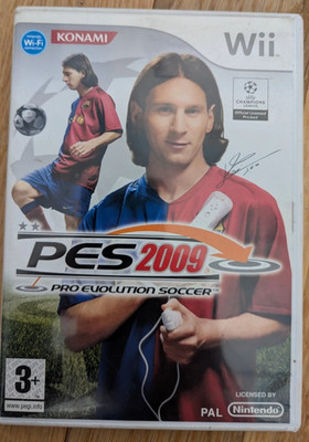 PES 2009 Pro Evolution Soccer Nintendo Wii mit Handbuch.