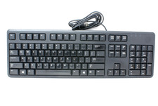 Dell Standard Wired USB Keyboard Black - SK-8120 - Quiet Keys