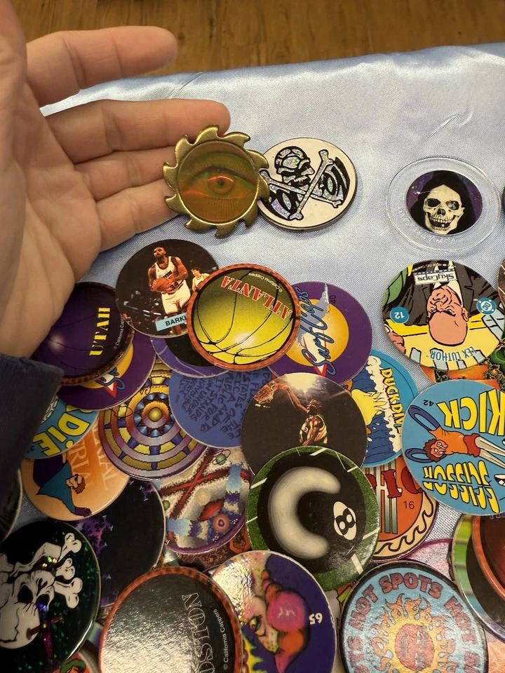 Milk Caps And Slammers Caps Metal Plastic And Card Stock Collectible As Shown - Image 4 of 4