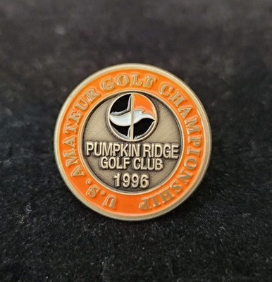 Tiger Woods 3rd US Amateurs Win 1996 Pumpkin Ridge Golf Club 25mm Ball Marker