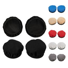 2pcs Flexs Fabric Headphones Ear Covers Washable Stretchable Sanitary Protector