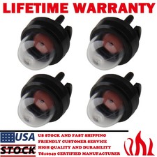 4pcs Clear Fuel Pump Chainsaws Trimmer Carburetter Primer Carburetor Oil Bubble