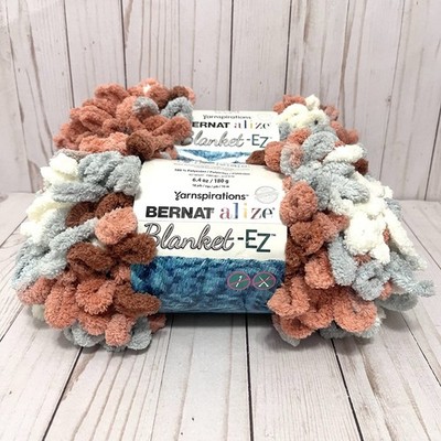 Bernat Alize Blanket-EZ Loop Yarn 6.4 oz 18 yds #7 Jumbo Yarn Choose Your Color