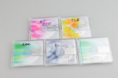 5x TDK MD 80 Digital Sound Minidisc Recordable Soft Colors