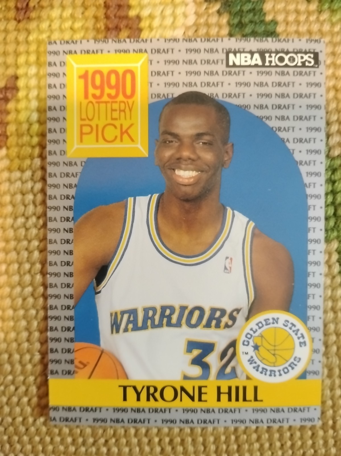 Tyrone Hill, Lottery Pick RC - 1990-91 NBA Hoops Basketball