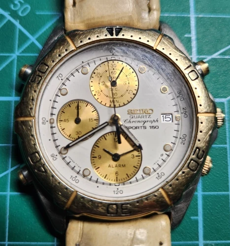 Seiko Sports 150 - Vintage Japanese Chronograph Diving Watch - UNTESTED