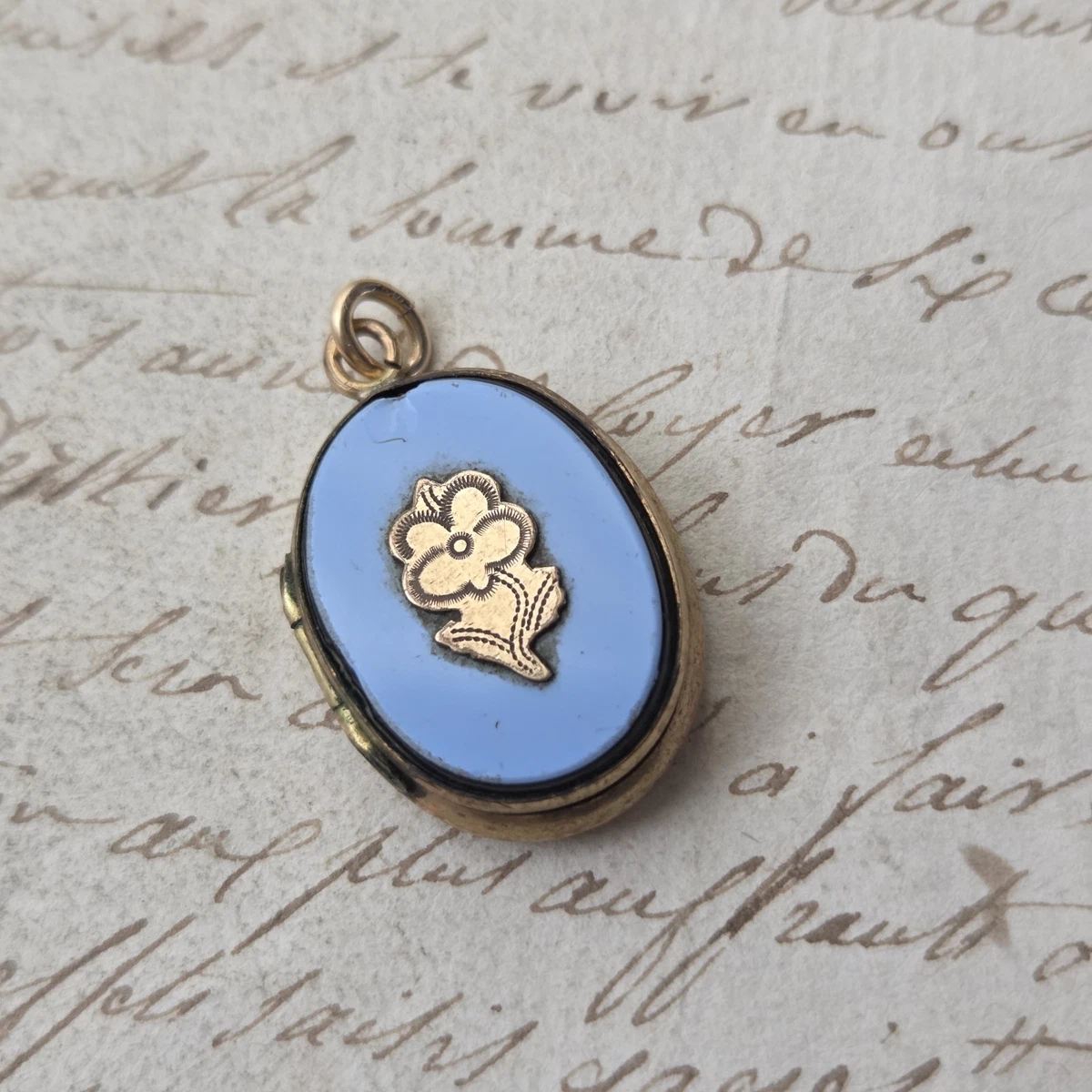 Pendentif Médaillon Homme En Agate (?), Style Antique XIXème Siècle - Bijou D'Occasion