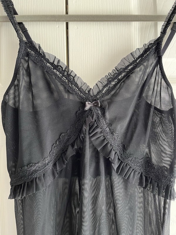 Cosabella ❤️ Amore Sheer Mesh Sleep Chemise  Slip Women Size M