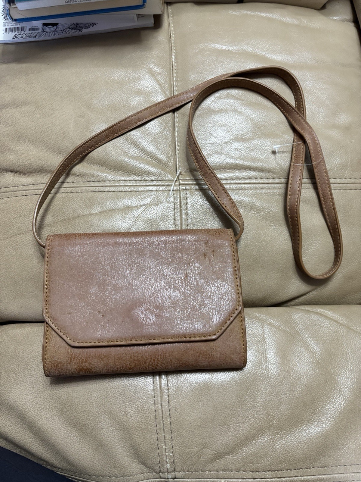 Altar’d State Crossbody Tan Purse Faux Leather