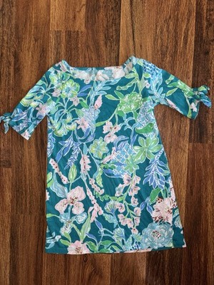 Lilly Pulitzer Mini Lidia Dress Hot On The Vine Little Girls Size small 4-5