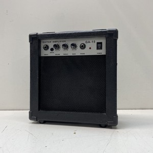 GA Series GA-15 Black Input Drive Volume Treble Bass AC110-240V Guitar Amp