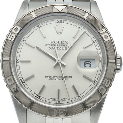 ROLEX Datejust men's watch Jubilee Thunderbird 16264(Y) K18WG/Stainless Stee...