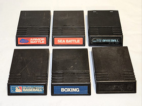 Intellivision Game Lot of 20 Games + Overlays & 5 Manuals, UNTESTED, AS-IS