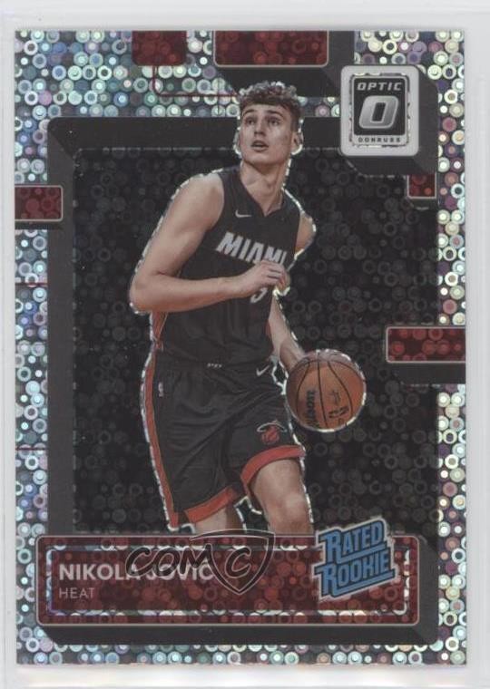 2022 Donruss Optic Rated Fast Break Holo Prizm Nikola Jovic #224 Rookie RC 0m89