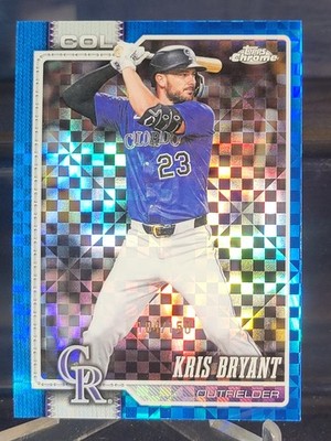 2026 Topps Chrome #288 Kris Bryant BLUE X-FRACTOR #104/150 Rockies 