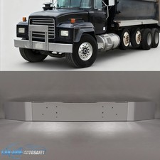 For Mack RD688S/RD6900S 81-04 10" Chrome Front Bumper W/ Triangular Bolt Pattern